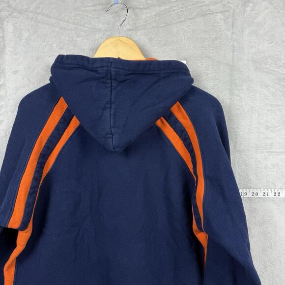 VTG Auburn University Hoodie Navy Orange Pullover Size L NCAA Tigers Y2K College - Picture 4 of 8